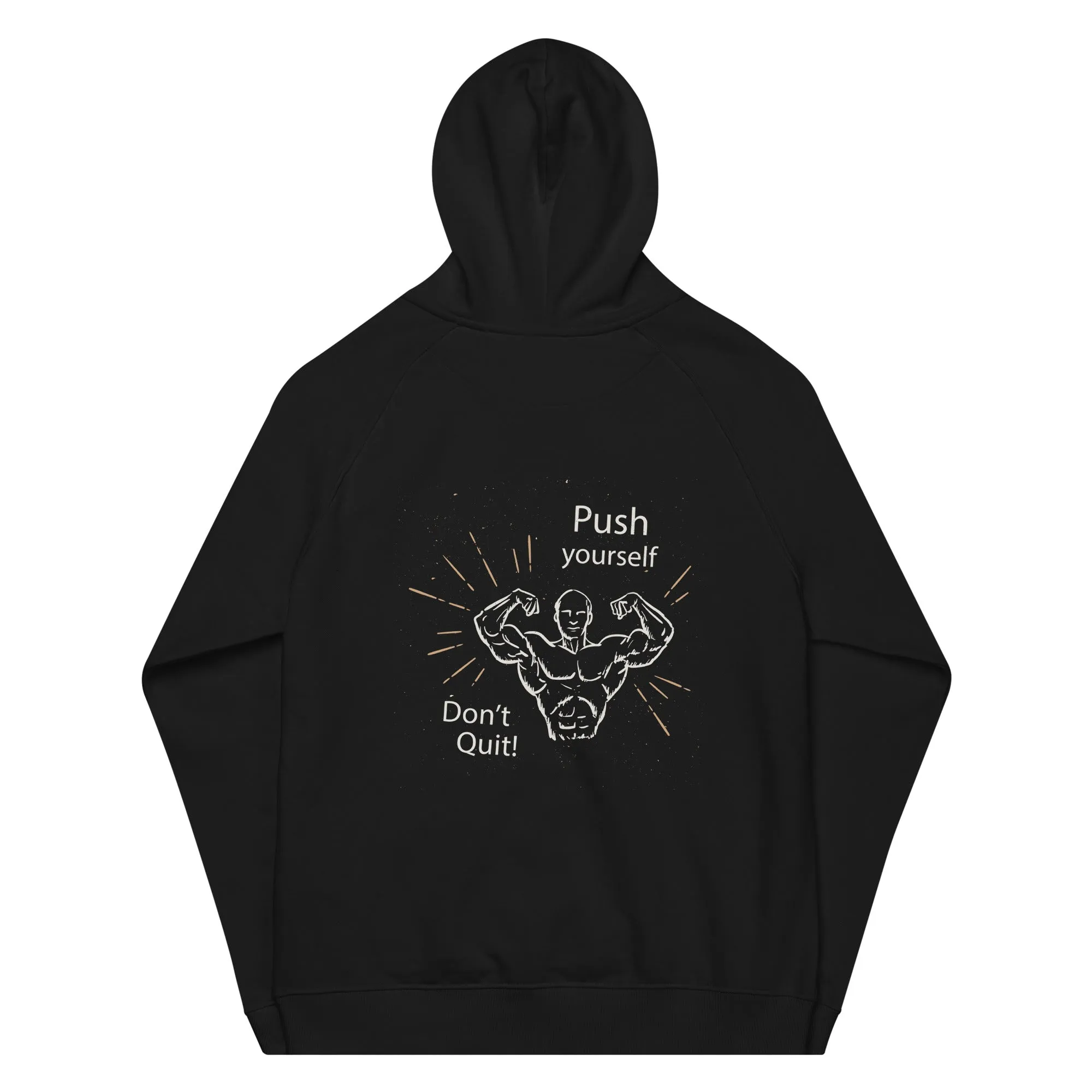 Don't Quit eco raglan Women hoodie