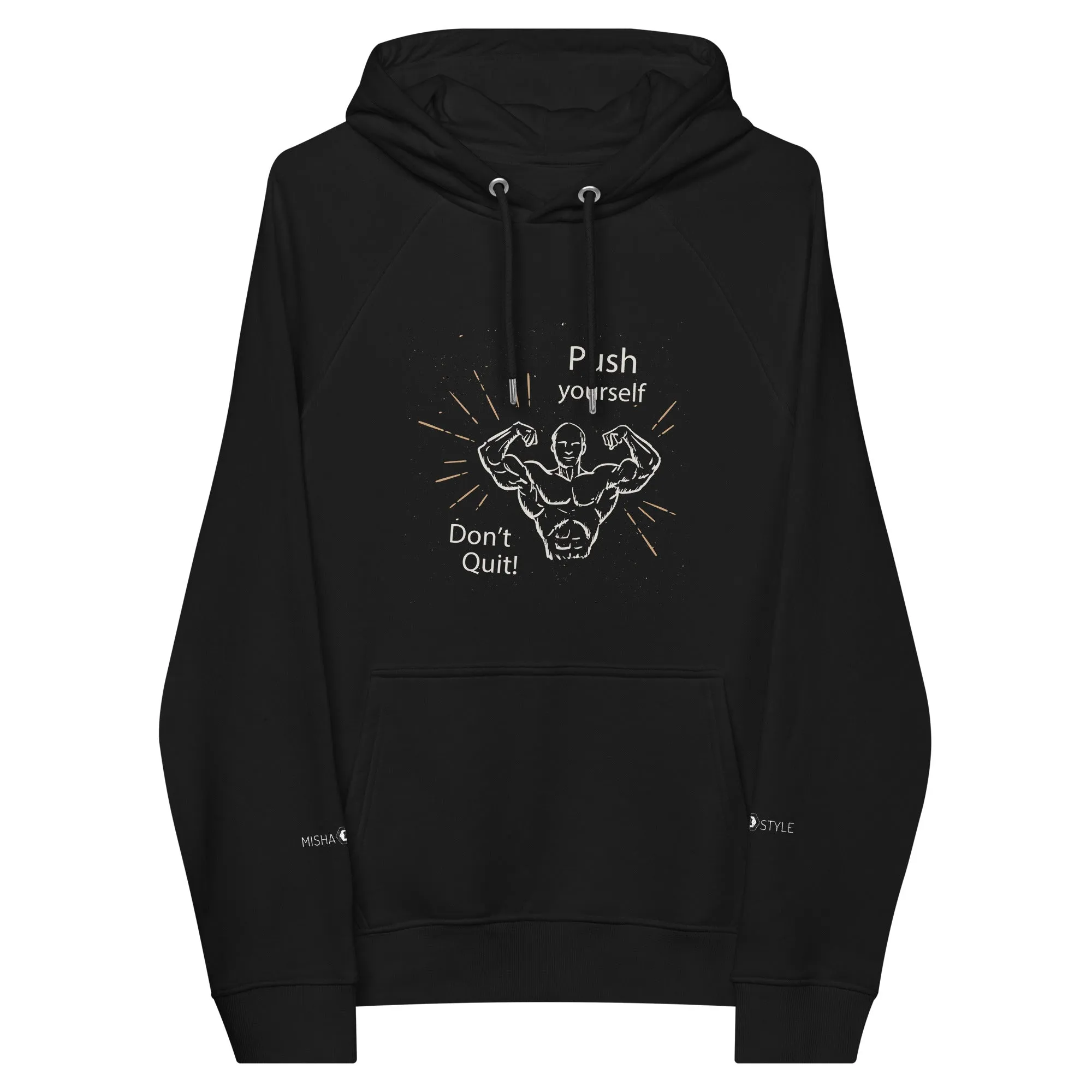 Don't Quit eco raglan Women hoodie