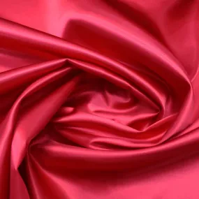 Dressmaking Satin - Lipstick Red