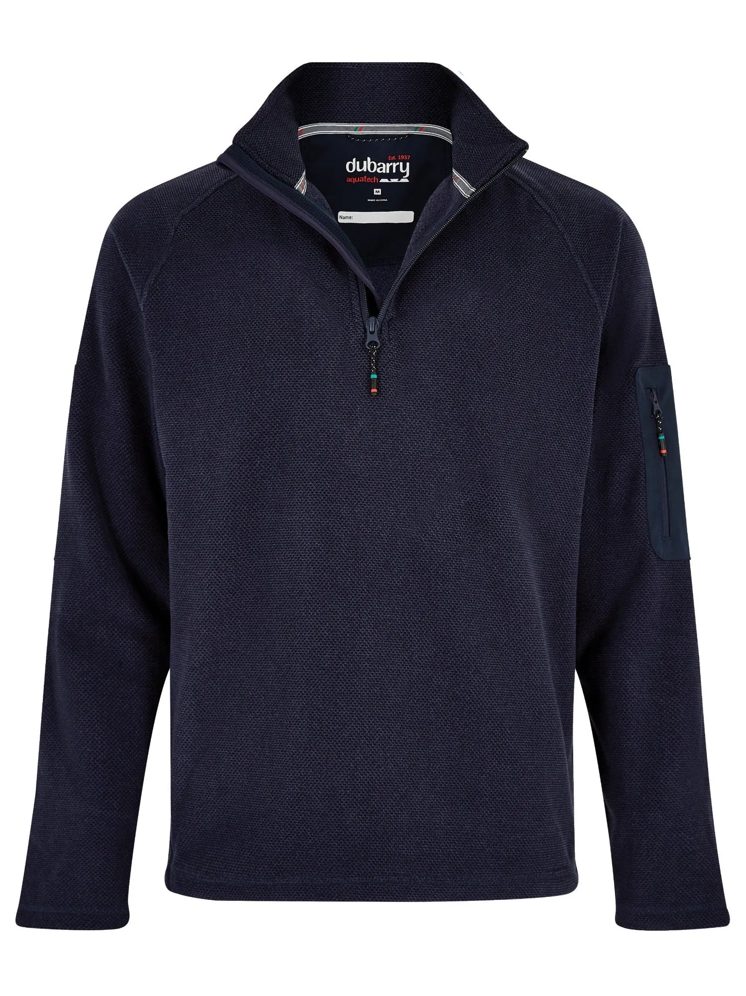 DUBARRY Monaco Unisex 1/4 zip Fleece Sweater NAVY (Online only)*