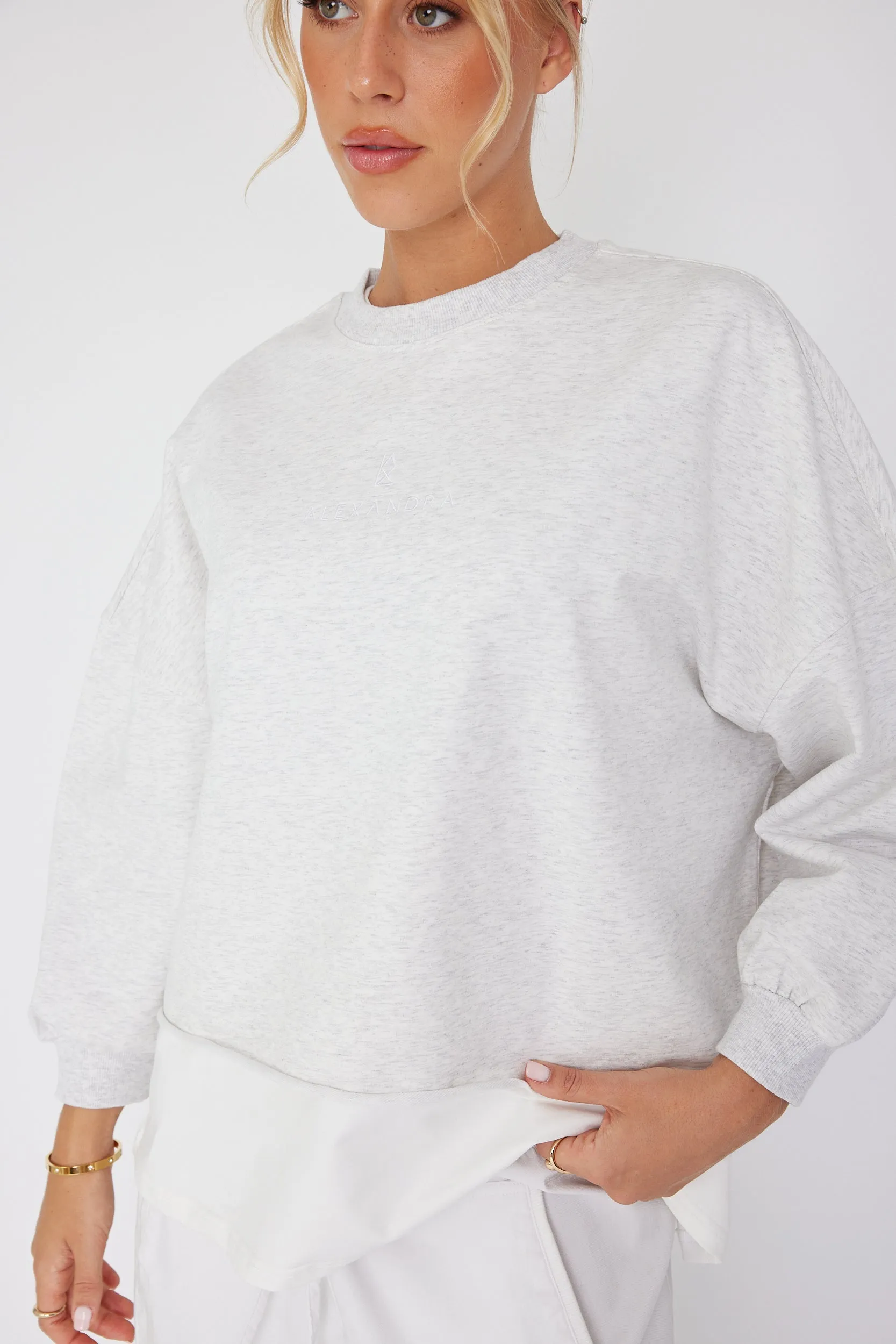 EDEN Long Sleeve Top Grey