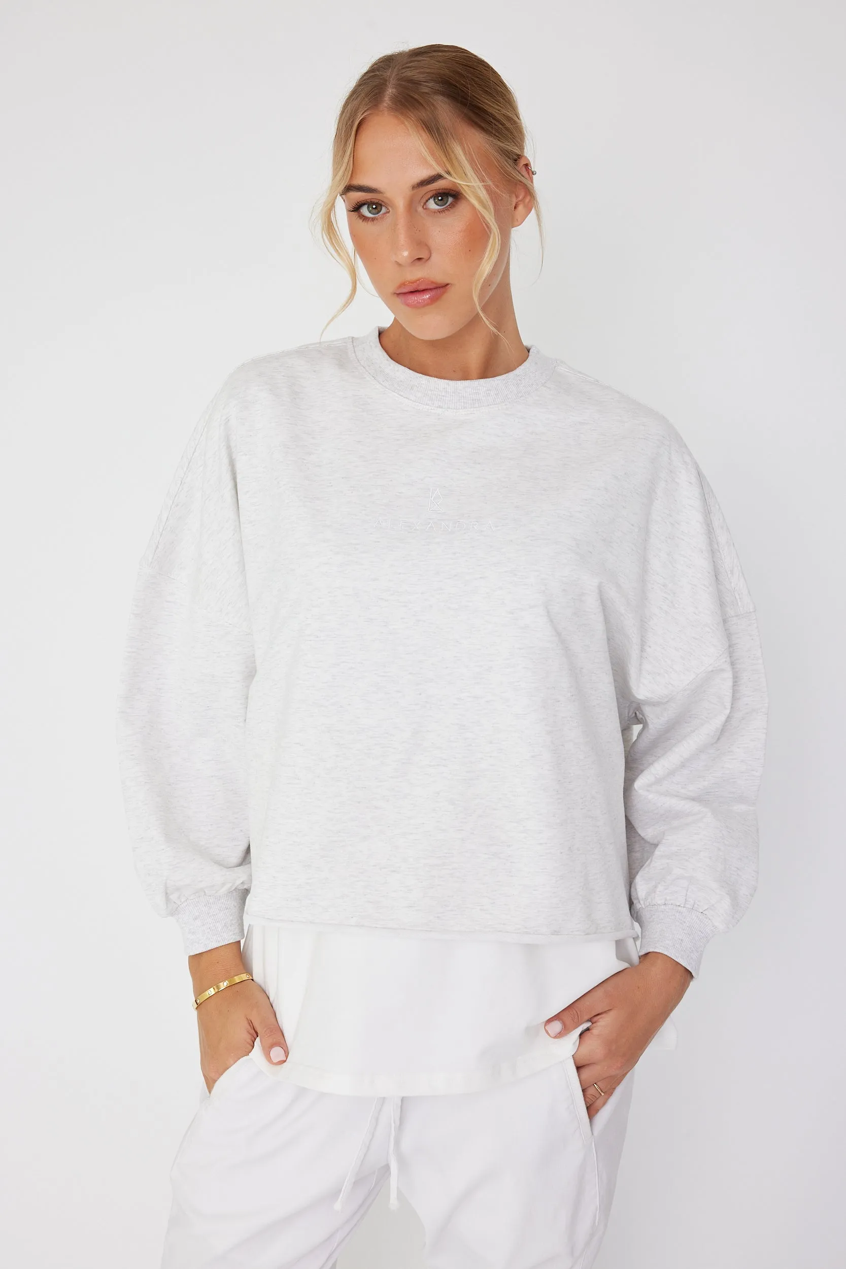 EDEN Long Sleeve Top Grey