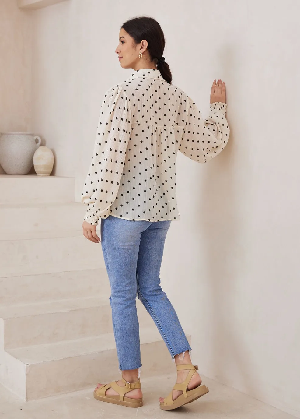 Elizabeth Spot Blouse