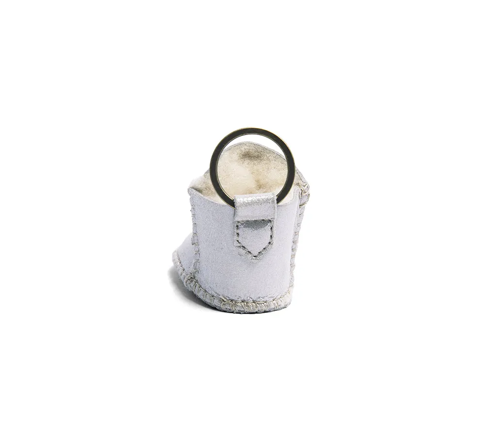 EVERAU® UGG Boot Sheepskin Wool Bootie Keyring