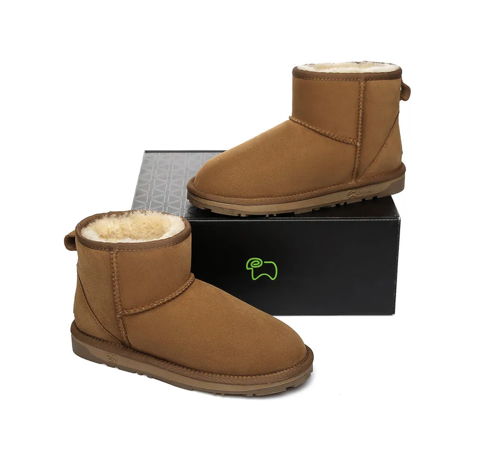 EVERAU® UGG Boots Sheepskin Wool Ankle Mini Classic