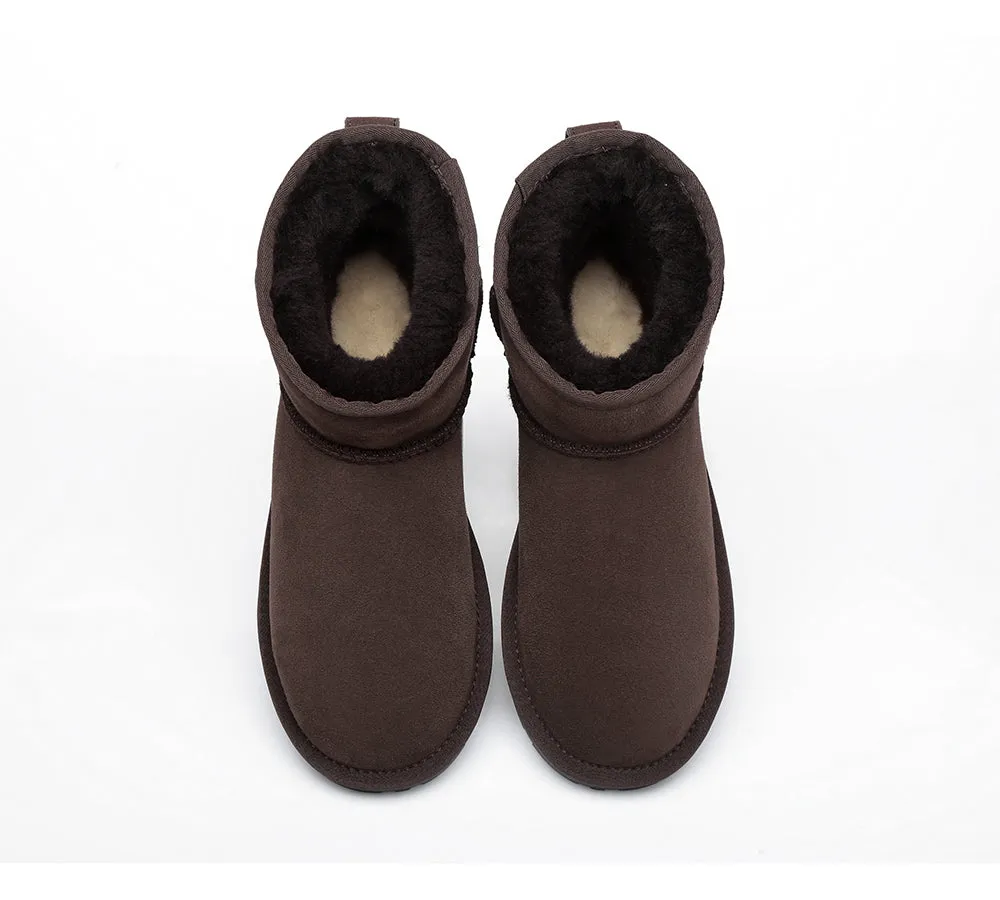 EVERAU® UGG Boots Sheepskin Wool Ankle Mini Classic