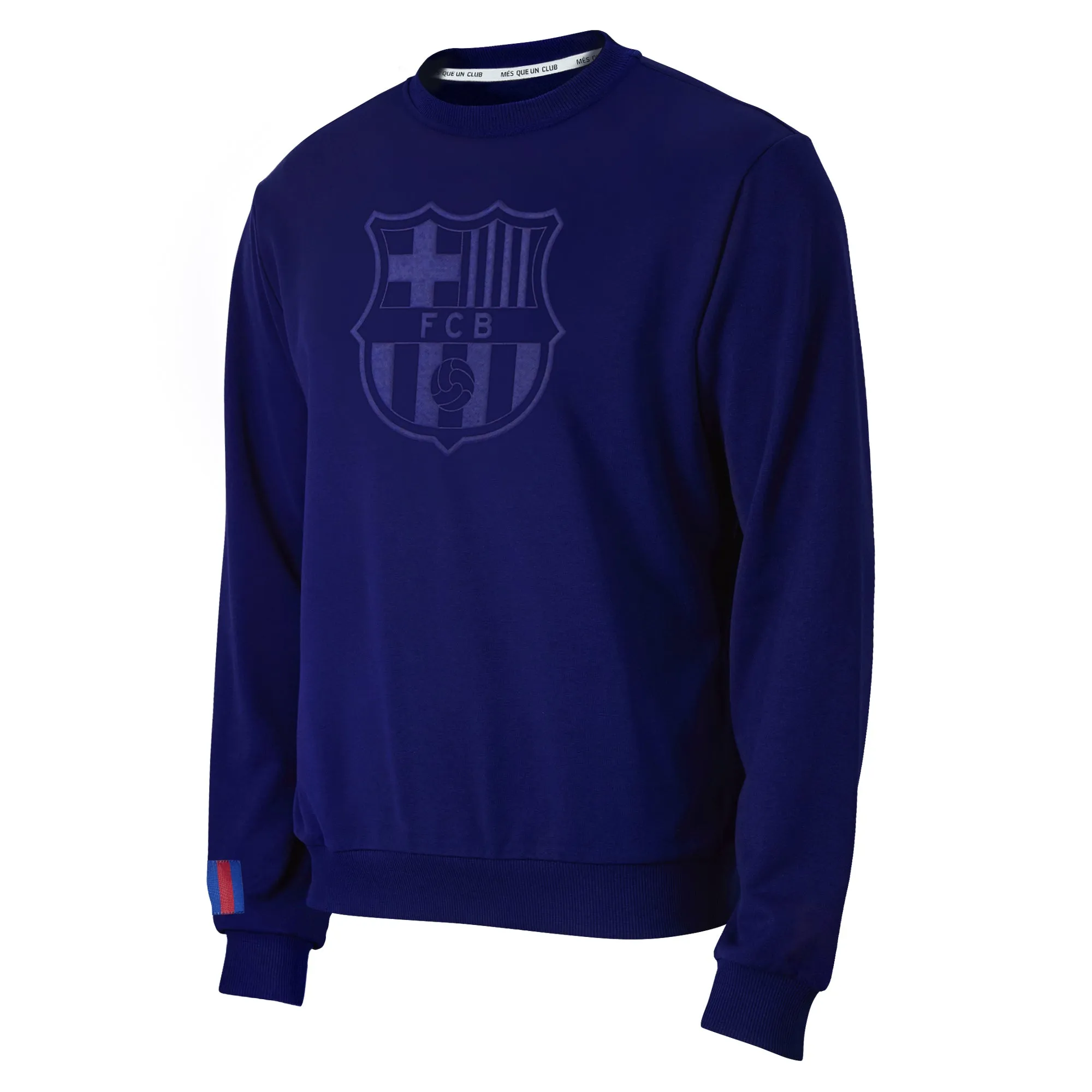 FC Barcelona Cotton Terry Crewneck Pullover Sweater