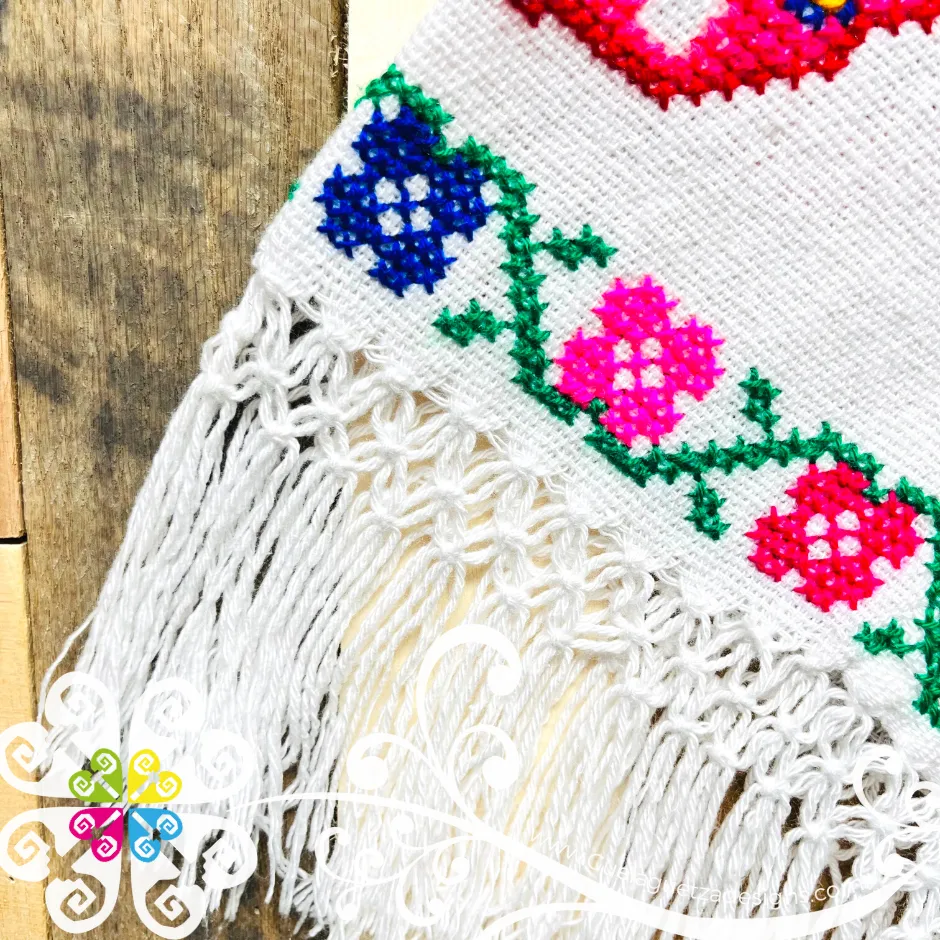 Frida Design Embroider Poncho - Mañanita