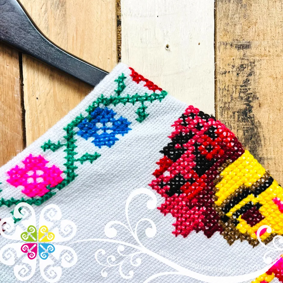 Frida Design Embroider Poncho - Mañanita