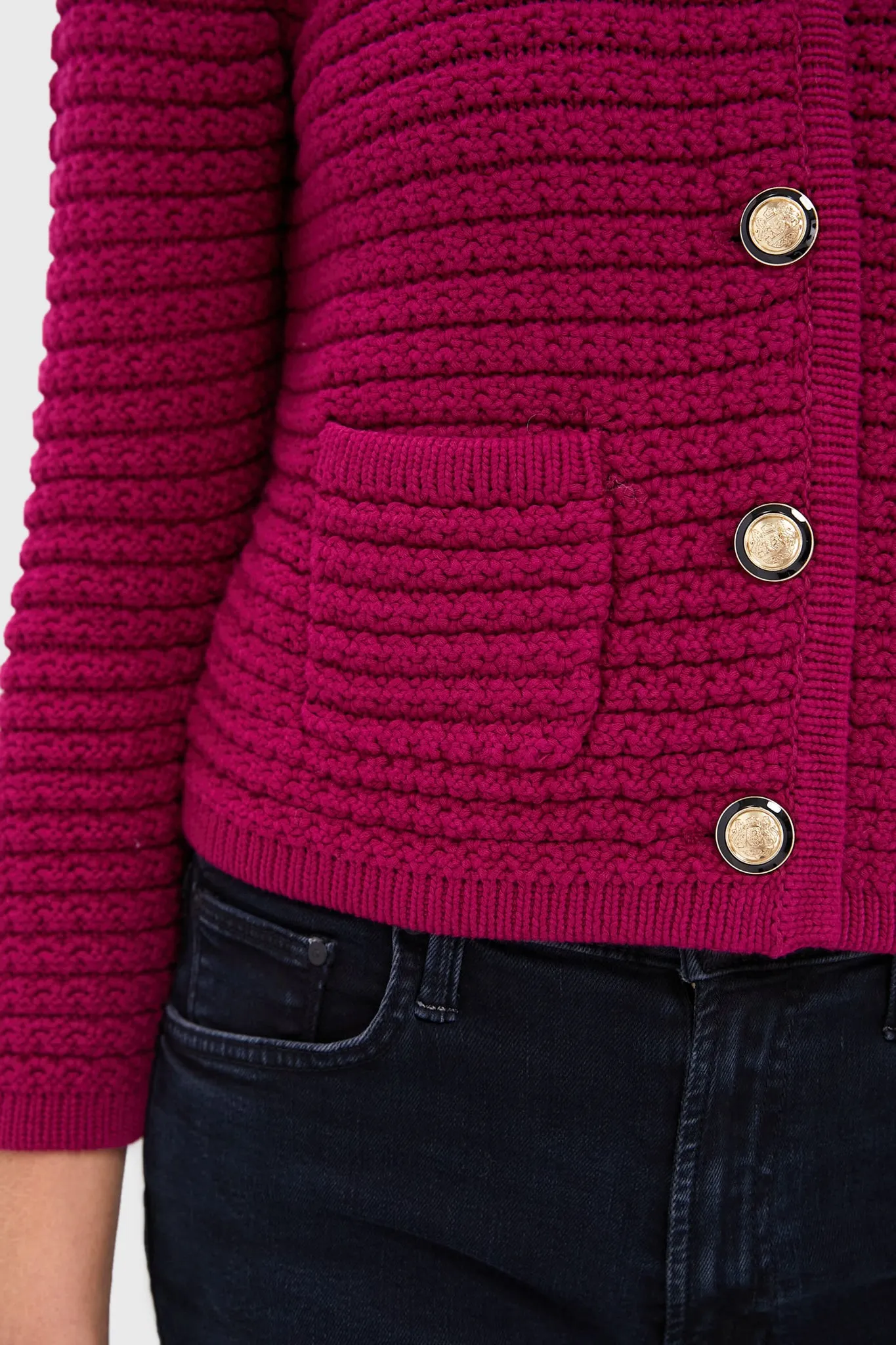 Fuchsia Gaspard Cardigan