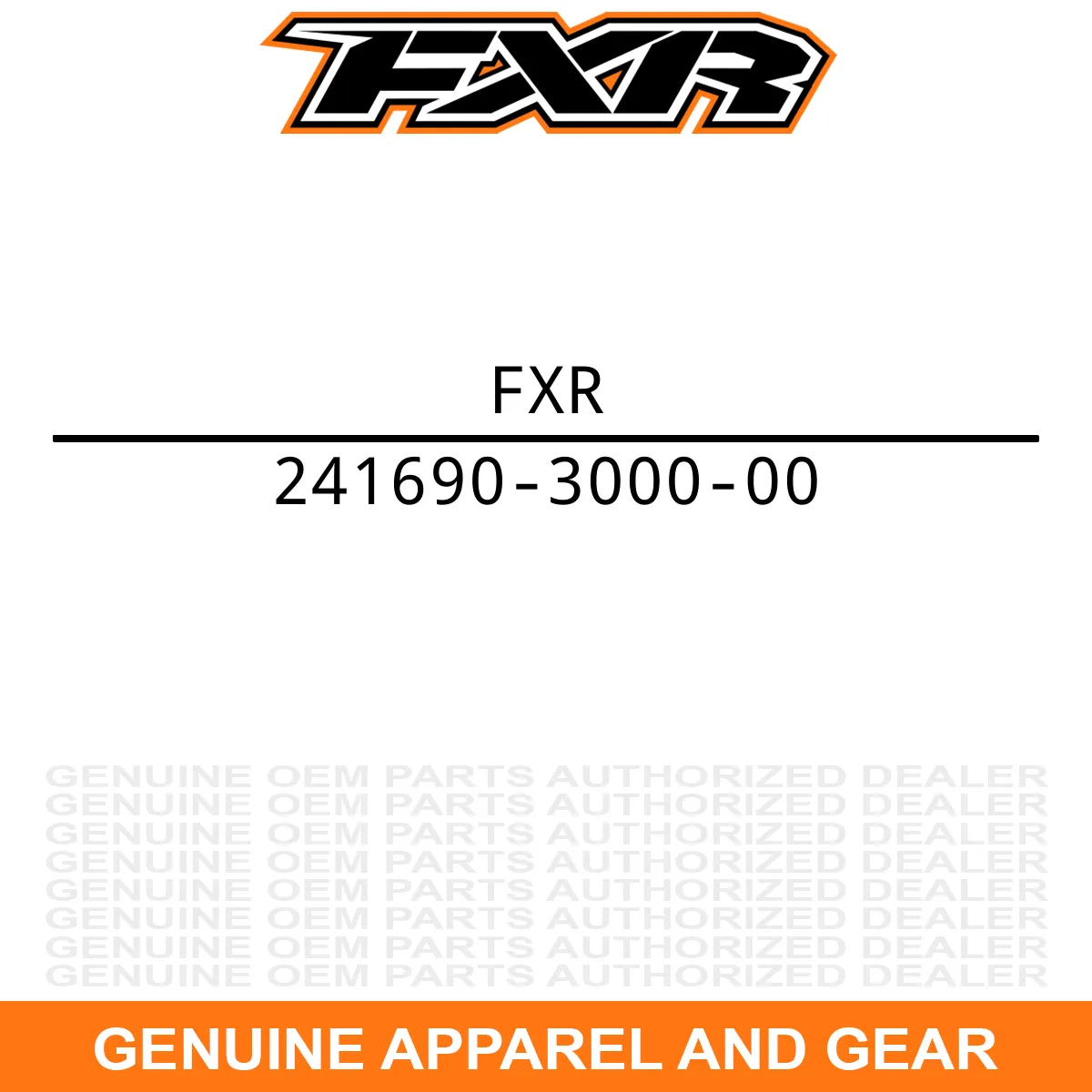 FXR  Poncho 24