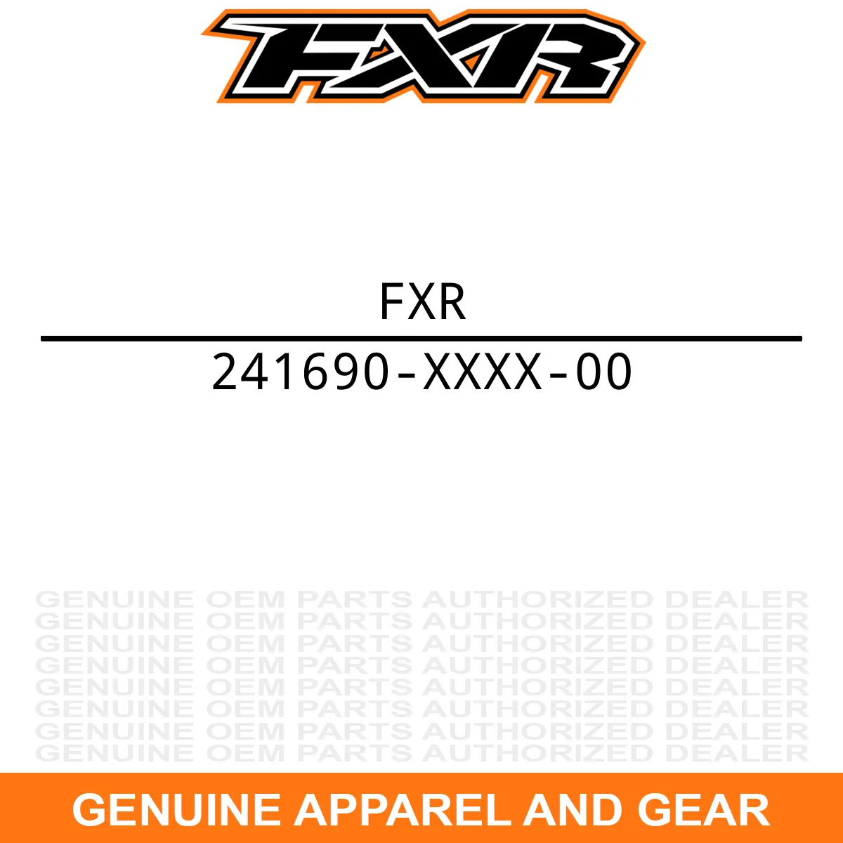 FXR  Poncho 24