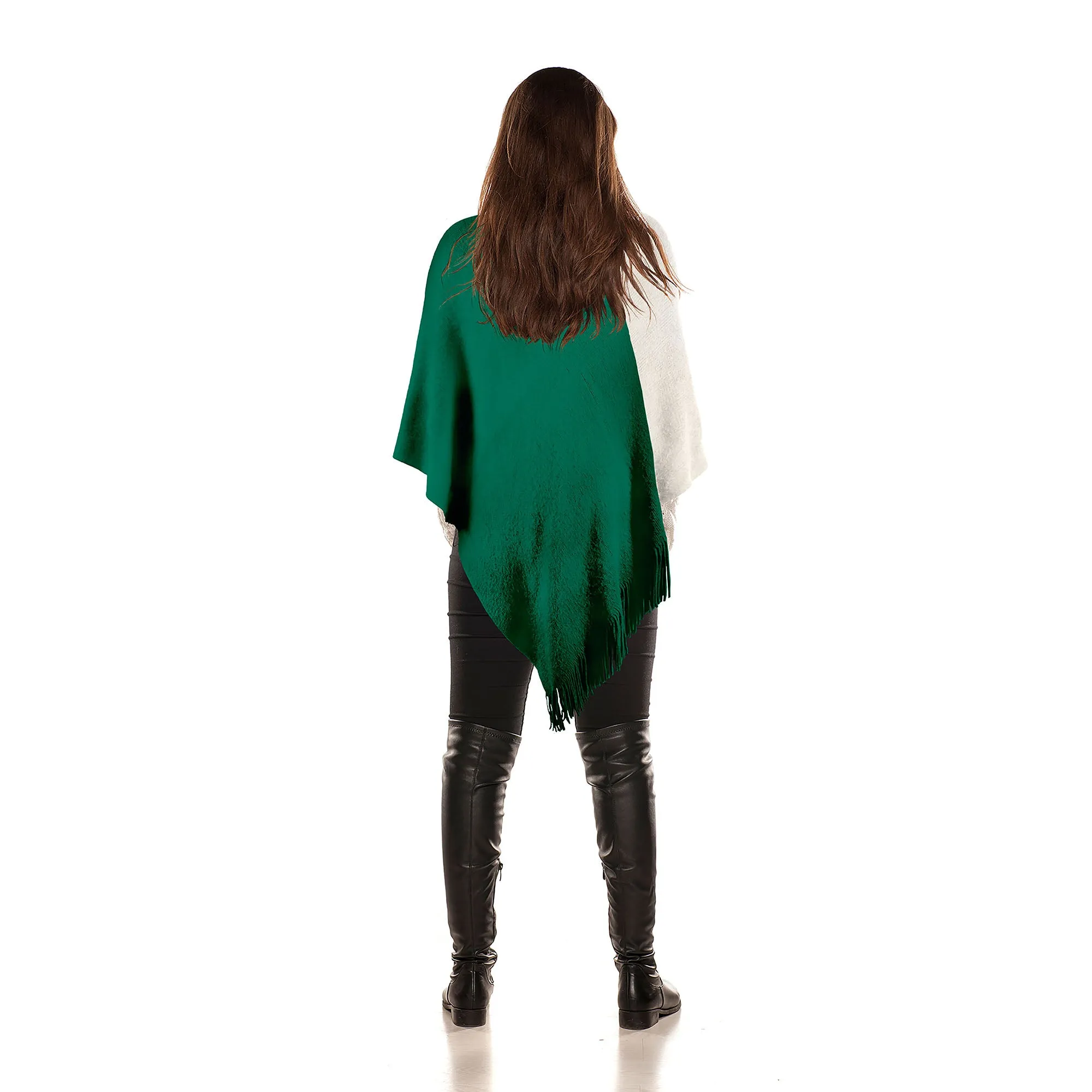 Green Bay Packers Dip Dye Poncho