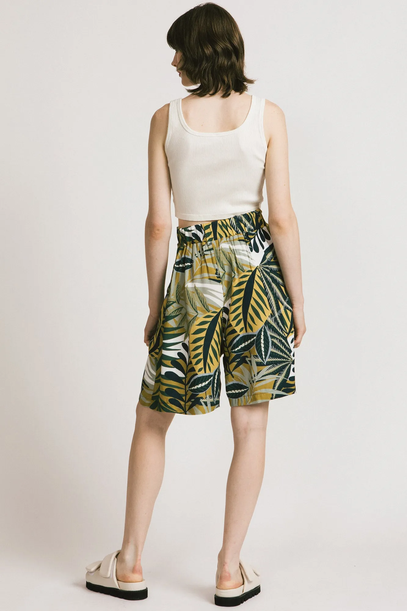 Grenada Culottes Green Floral