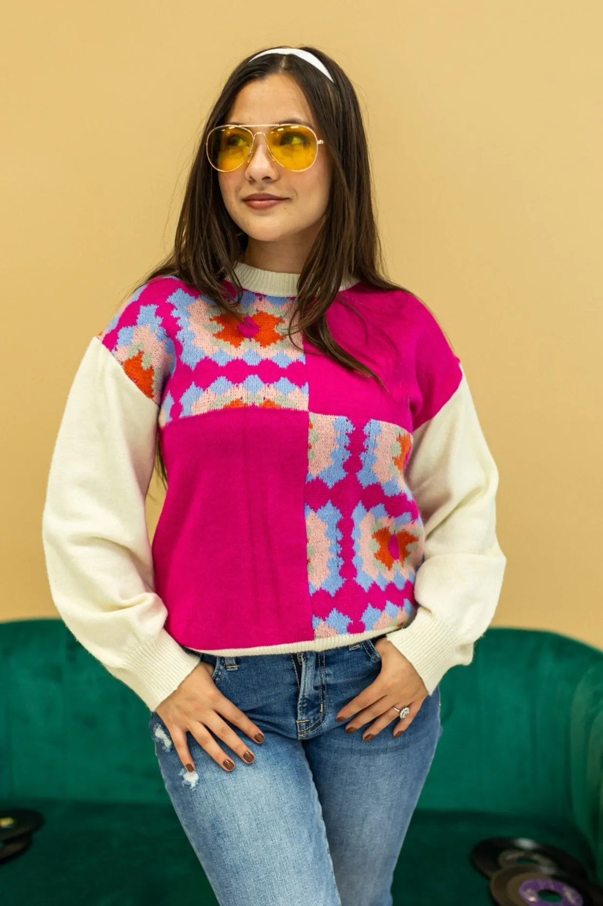 Groovy Granny Square Sweater