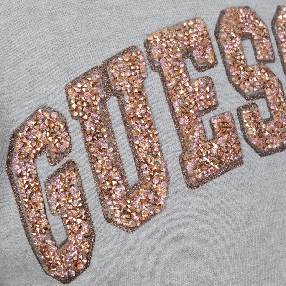 Guess Girls Diamante Logo Sweater