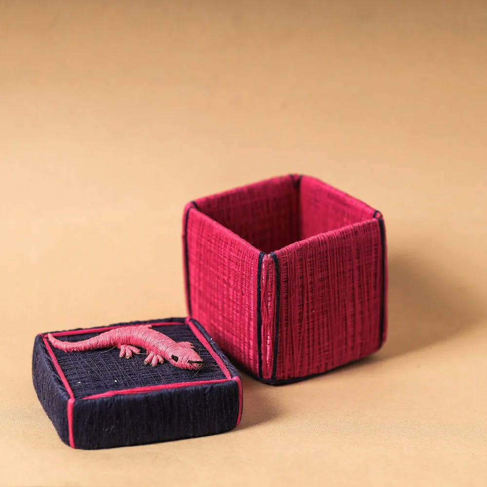 Handmade Coir Jewelry Box - Lizard