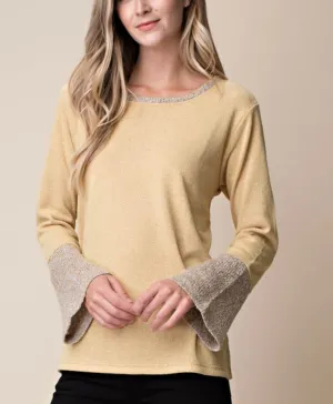 Harper Sweater in Pale Mustard