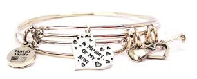 In Memory Of My Aunt Expandable Bangle Bracelet Set