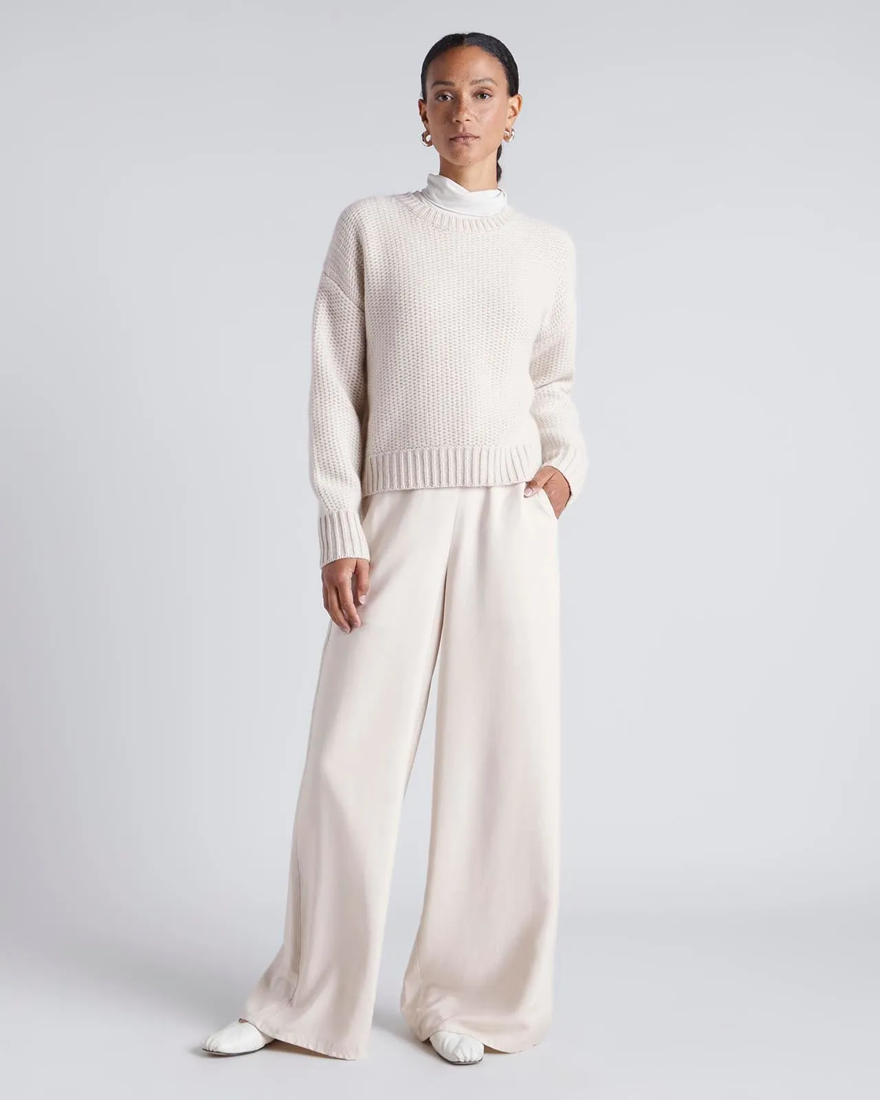 Kate Young x Splendid 100% Cashmere Sweater