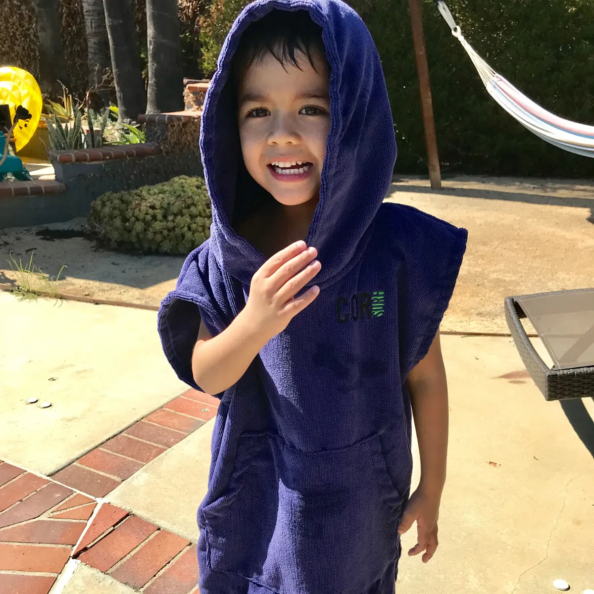 Kids Changing Towel Poncho - Solid Colors