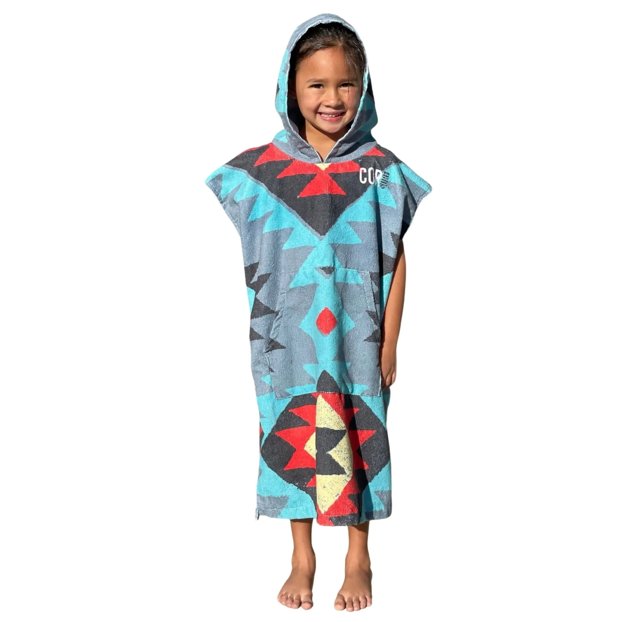 Kids Changing Towel Poncho - Tribal Tech