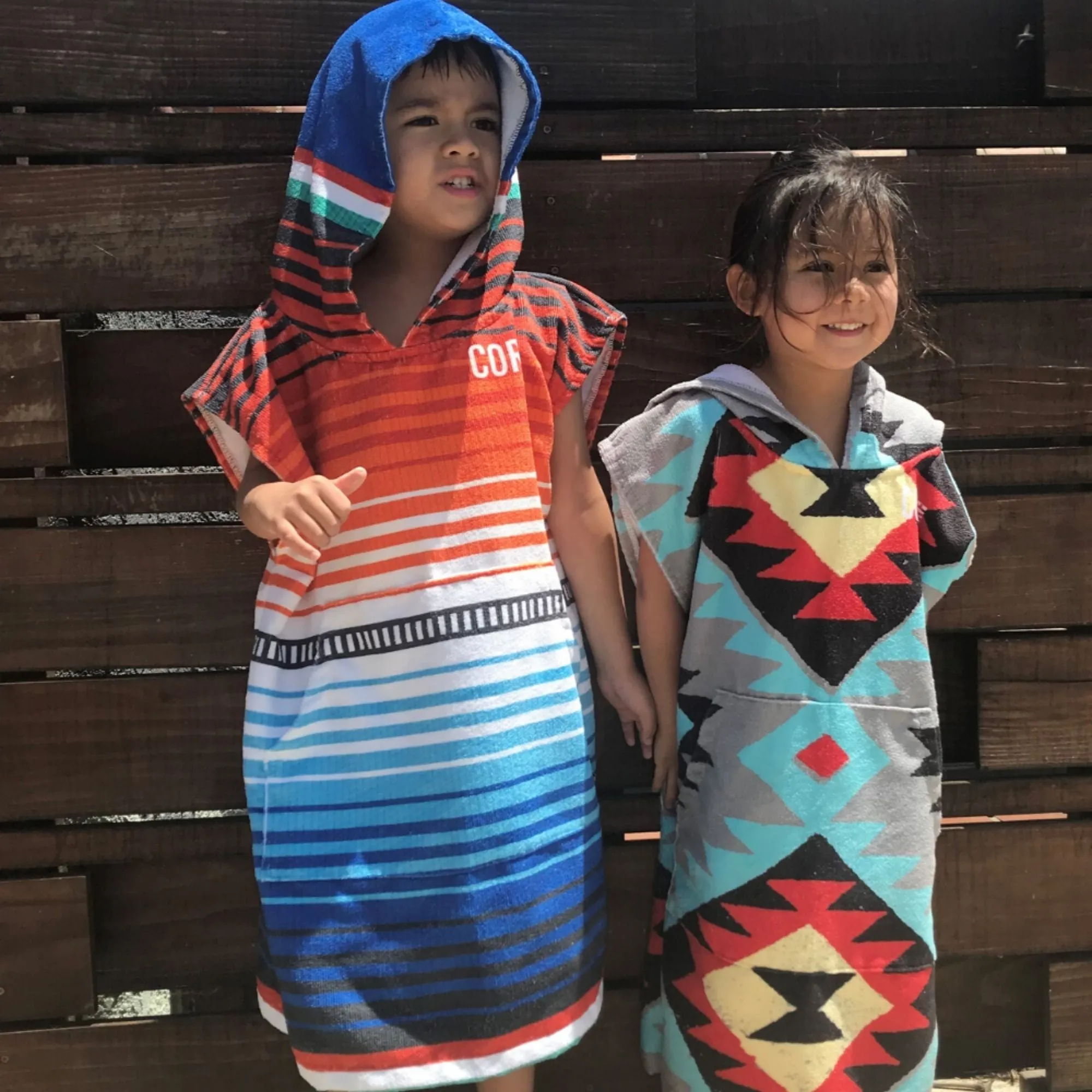 Kids Changing Towel Poncho - Tribal Tech