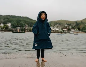 Kids Dry Poncho - Navy