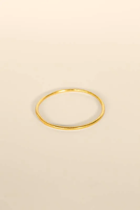 Kumali Gold Leaf Thin Bracelet