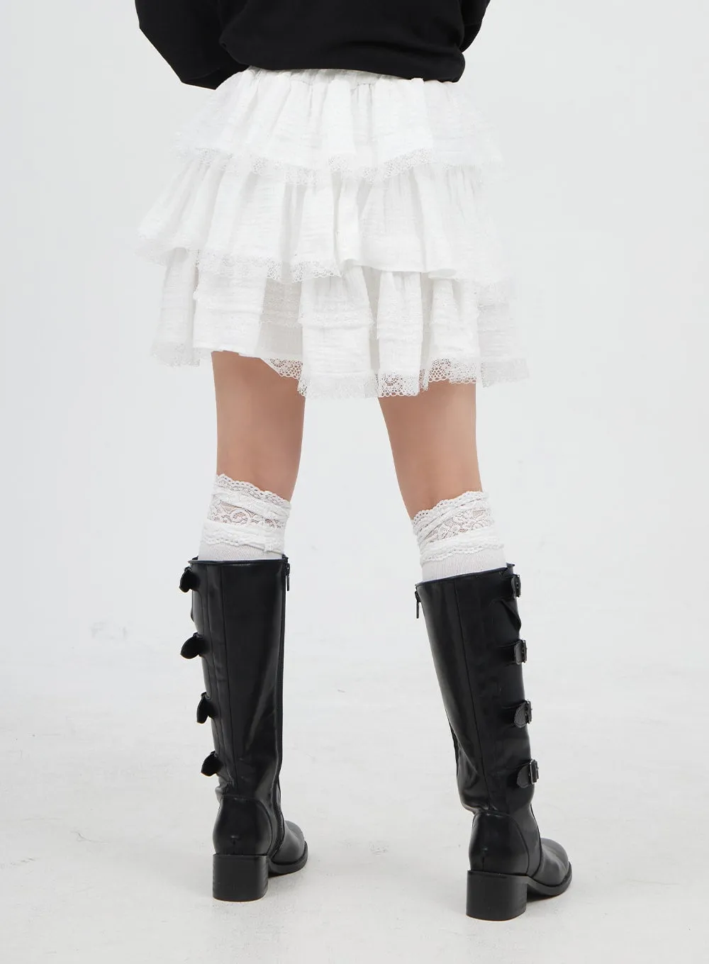 Layered Frill Mini Skirt BM308