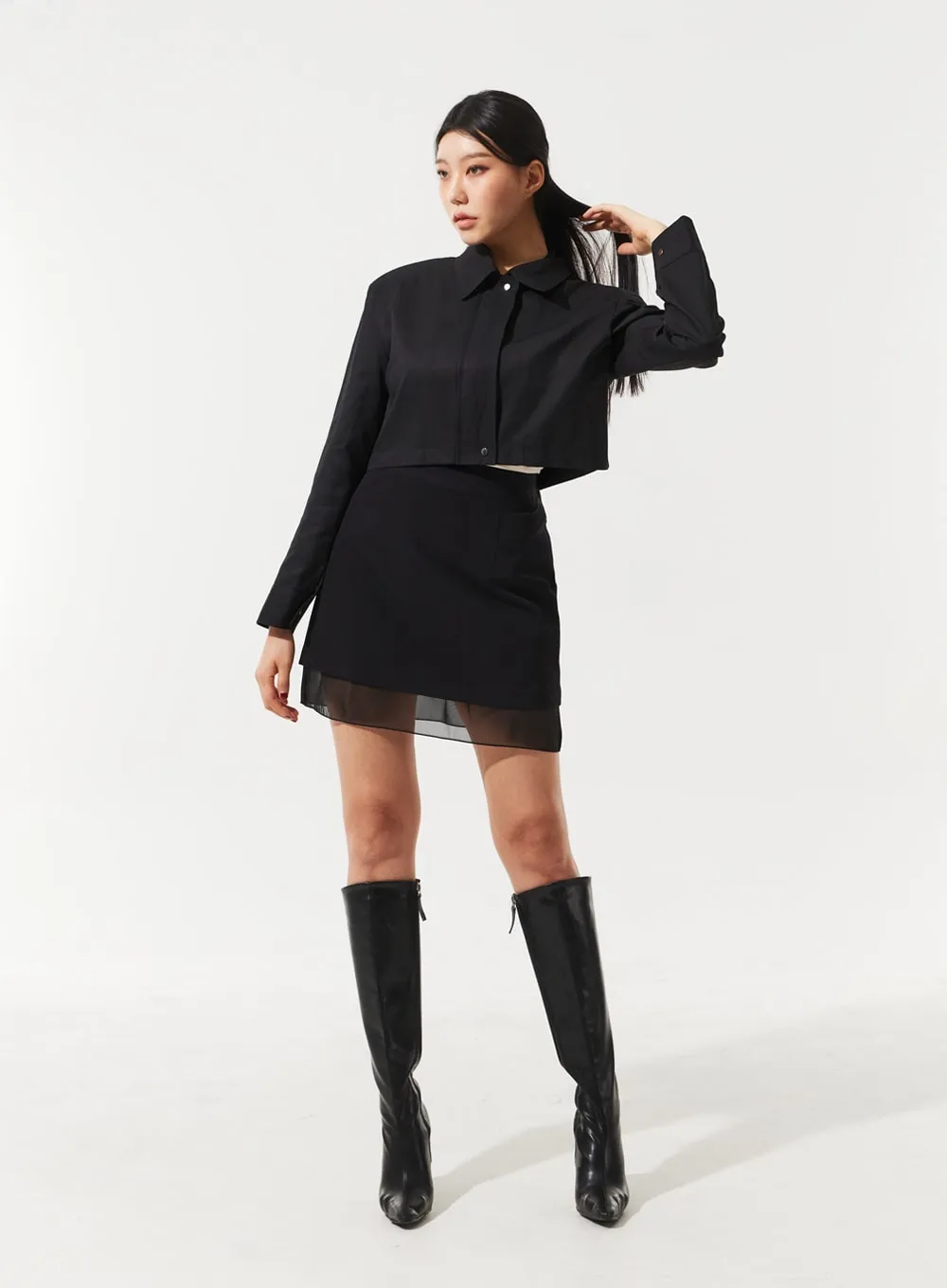 Layered Mini Skirt IM329