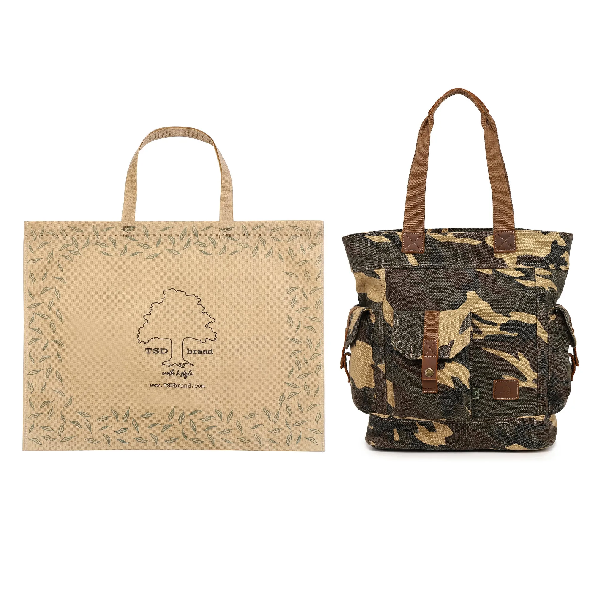 Leaf Hill Camo Tote