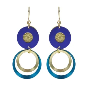 Lenel Designs Chantal Hoop Drop Earrings