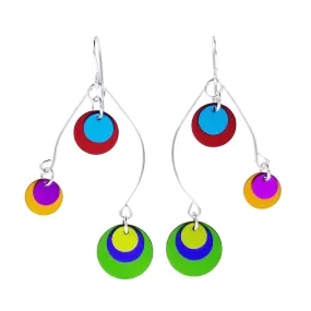 Lenel Designs Meredith Colorful Mobile Earrings