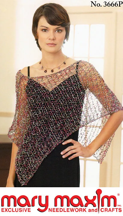 Light 'n Lacy Poncho Pattern