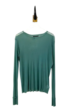 Longsleeve Silk Tulle T - Surf