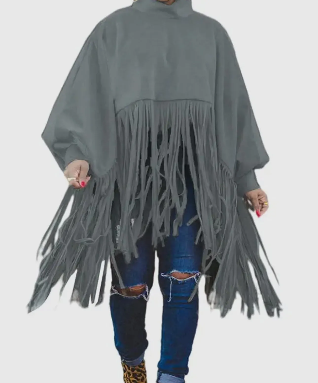 Love Fringe Poncho