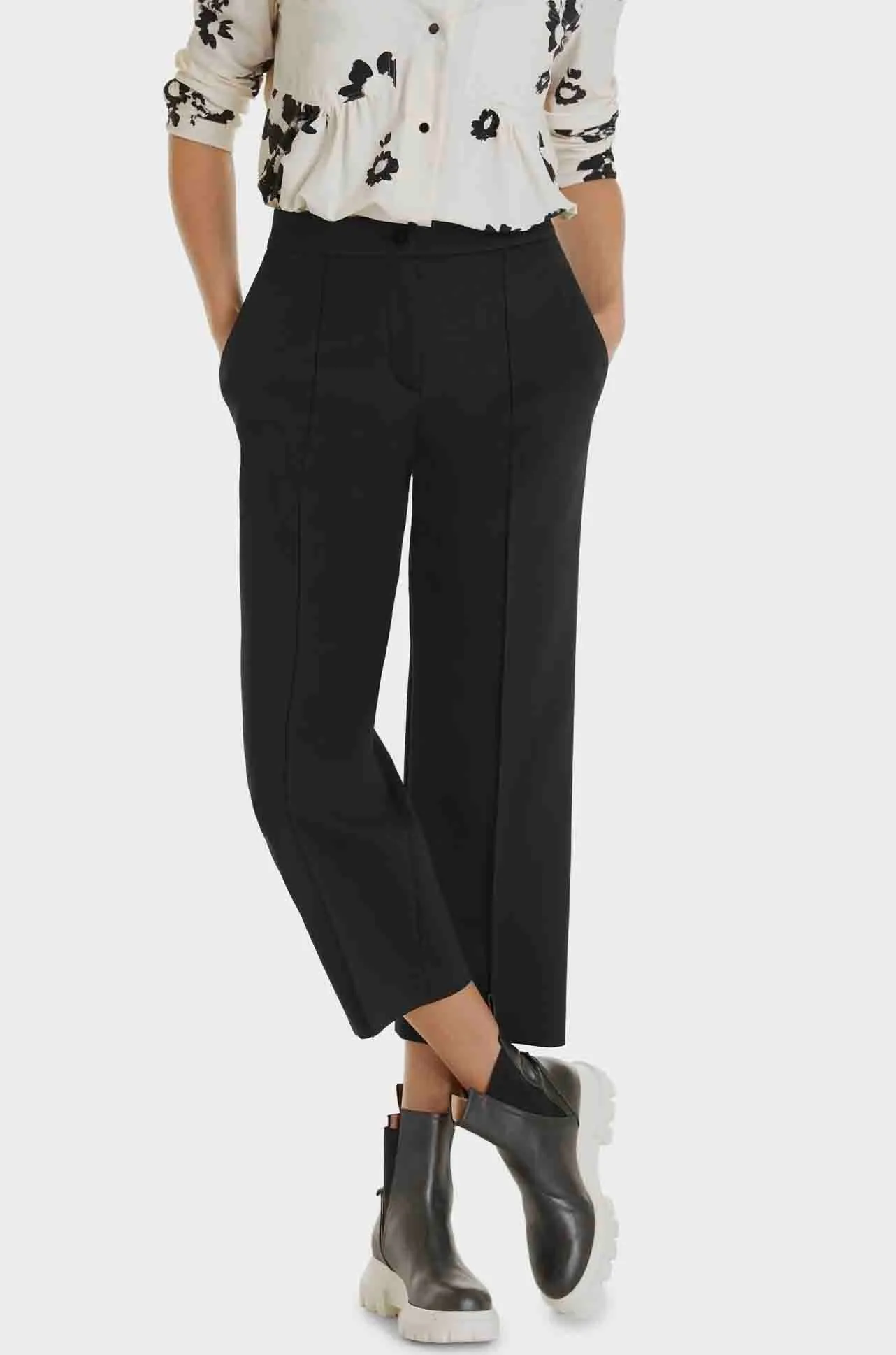 Marc Cain - Wide Leg 7/8th Pant