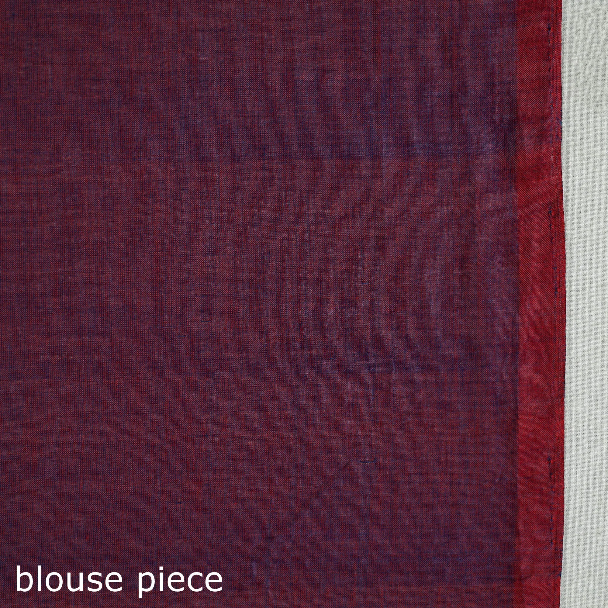 Maroon - Pochampally Ikat Weave Handloom Cotton Saree 21