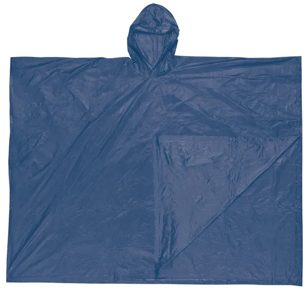 MCR Safety Schooner .10mm PVC Dispos Poncho Blue