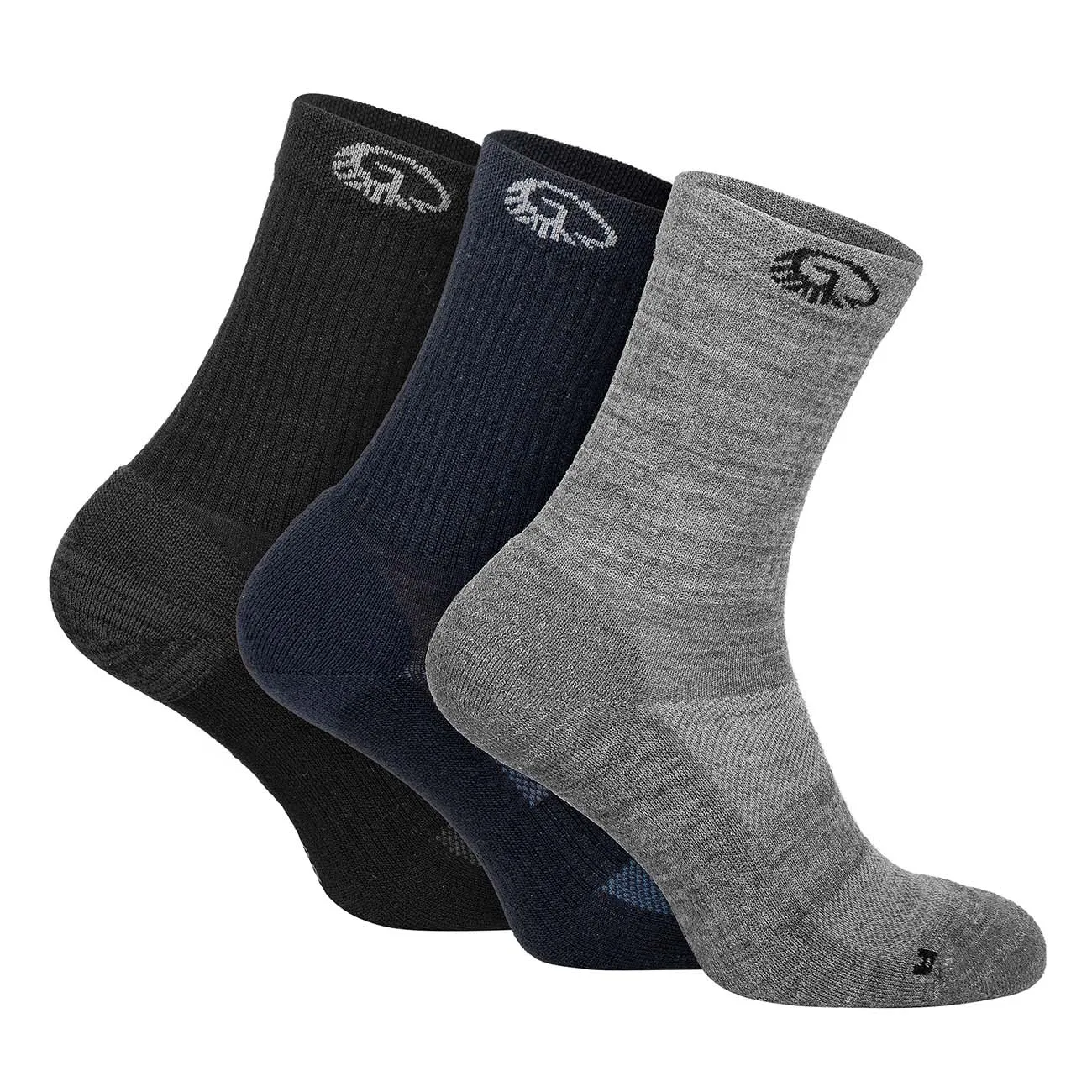 Merino Trekkingsocken 3er-Pack