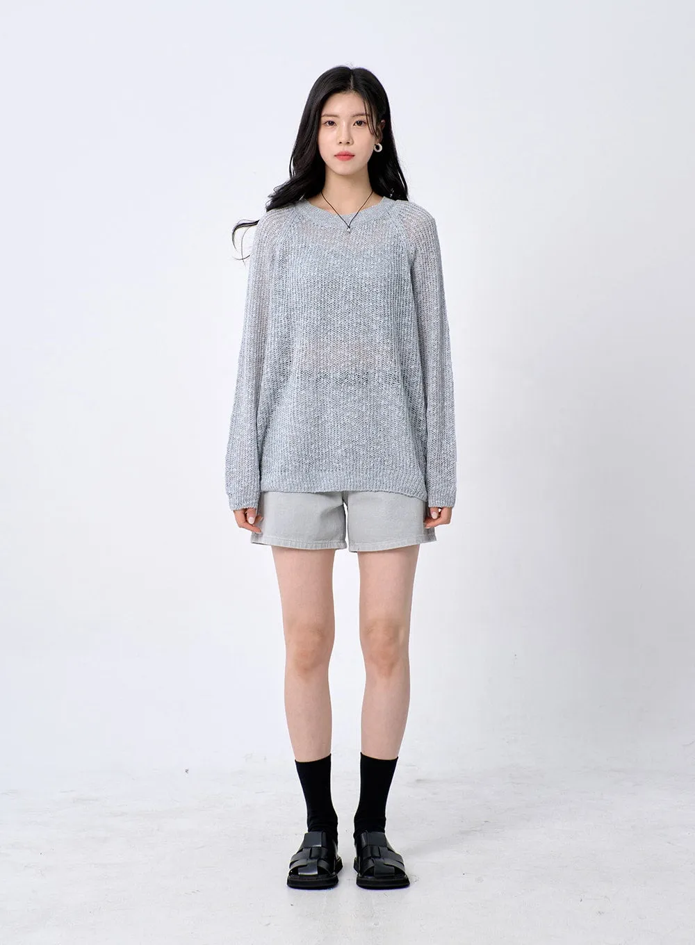 Mesh Sweater OA304