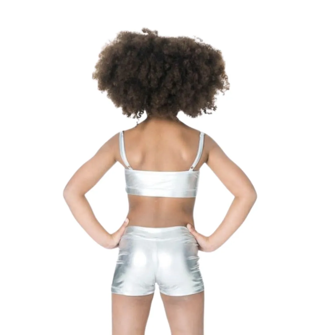 Metallic Camisole Crop Top