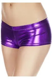 Metallic Mini Booty Shorts