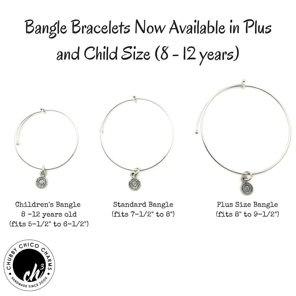 Middle Sister Circle Expandable Bangle Bracelet Set