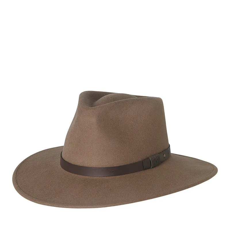 Montana Felt Hat with Genuine Leather Band