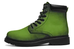 Mystic Moss Classic Boots - High Quality Micro-Suede Weatherproof Vegan Shoes with Stitched on Soles