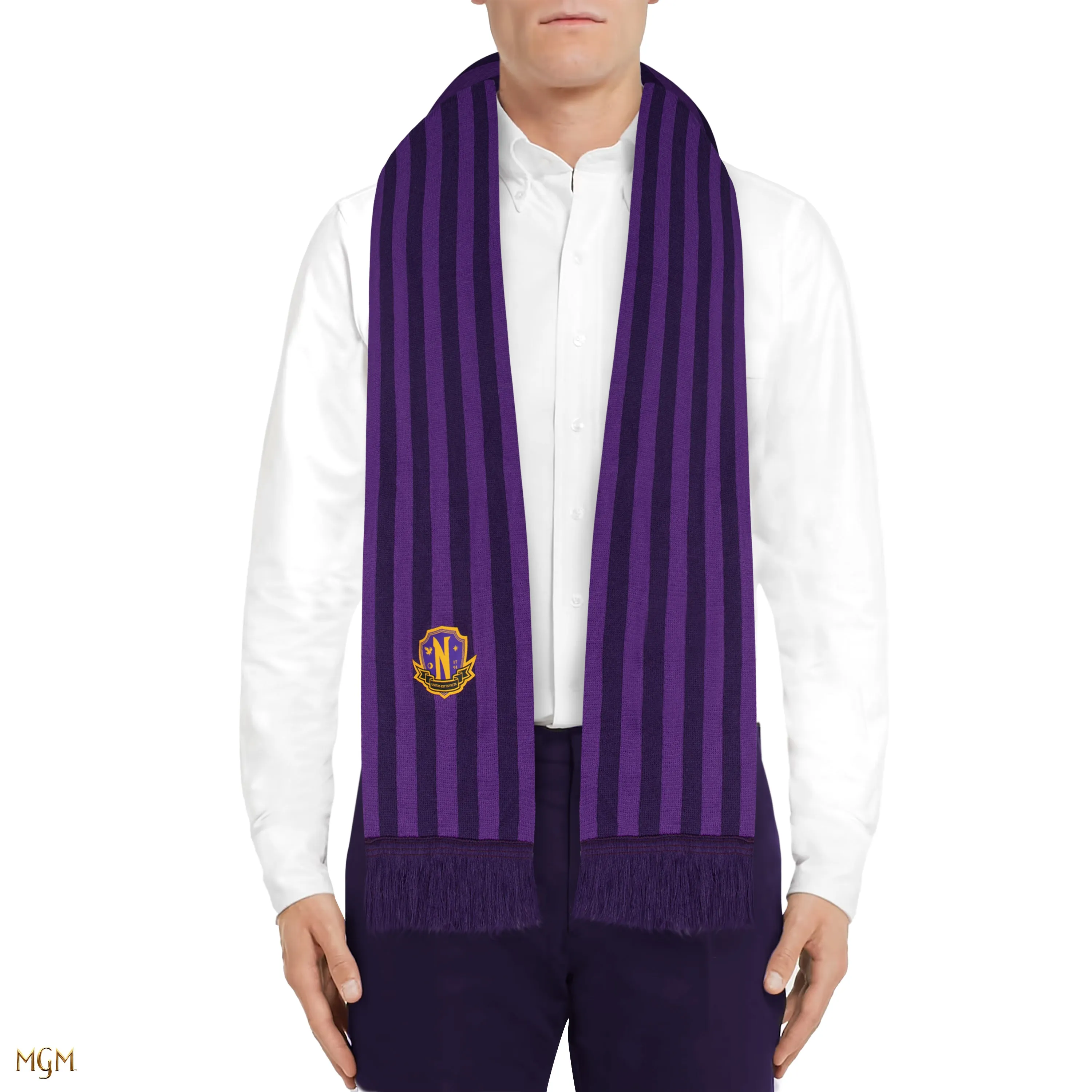 Nevermore Academy Purple Scarf