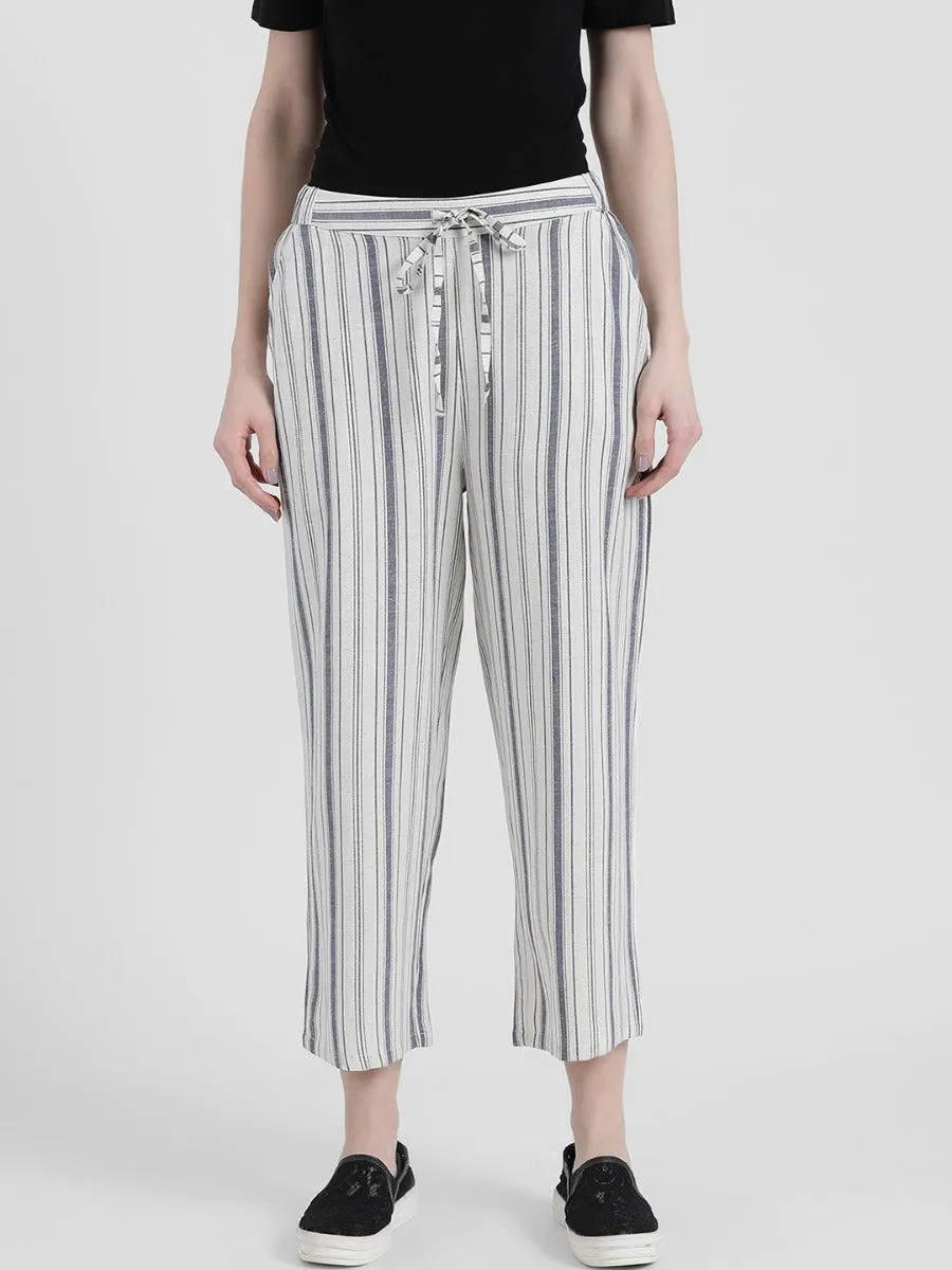 Off-White Striped Palazzo