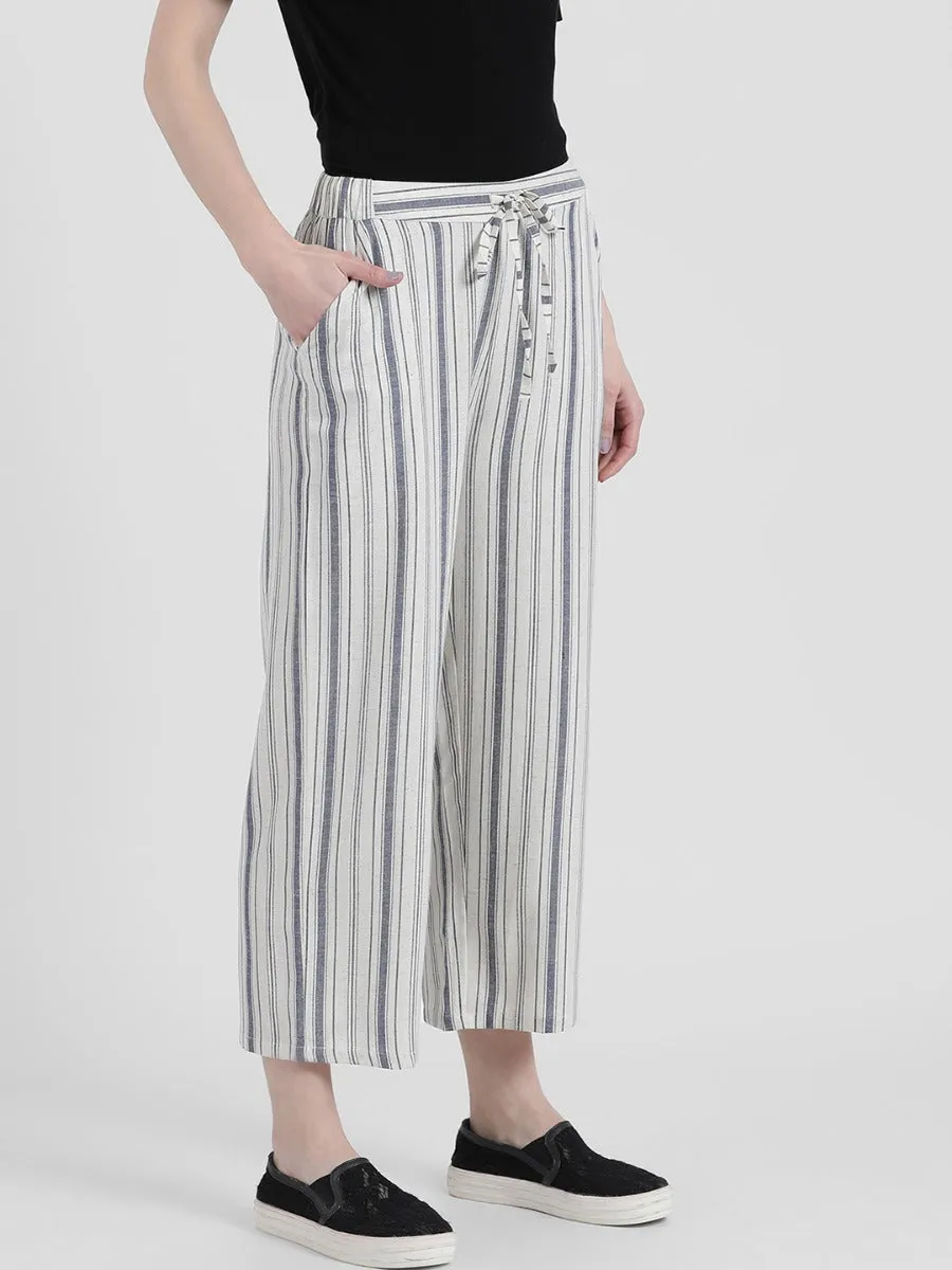 Off-White Striped Palazzo